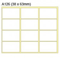 New Star 多功能標籤 Label #A126 38x63mm