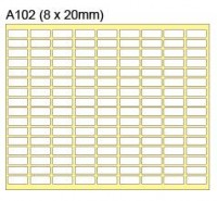 New Star 多功能標籤 Label #A102 8x20mm