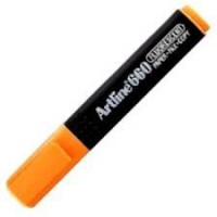Artline #EK-660 Fluorescent Pen - Orange