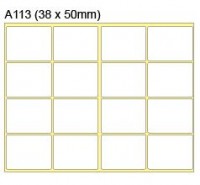 New Star 多功能標籤 Label #A113 38x50mm