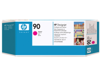 HP 90 Design Jet #C5056A – Magenta Print Head & Cleaner