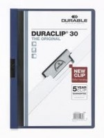 Durable 連夾文件套 #2200-10 Duraclip File (A4) – Grey