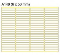 New Star 多功能標籤 Label #A149 6x50mm