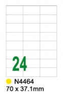 New Star 多功能標籤 Label #N4464 70x37.1mm