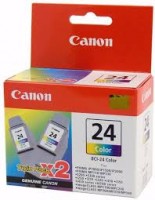 Canon 墨水盒 Ink Cartridge #BCI-24 – Color (Twin Pack)