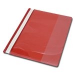 Transparent Report Cover #LW320 Plastic File (A4) – Red